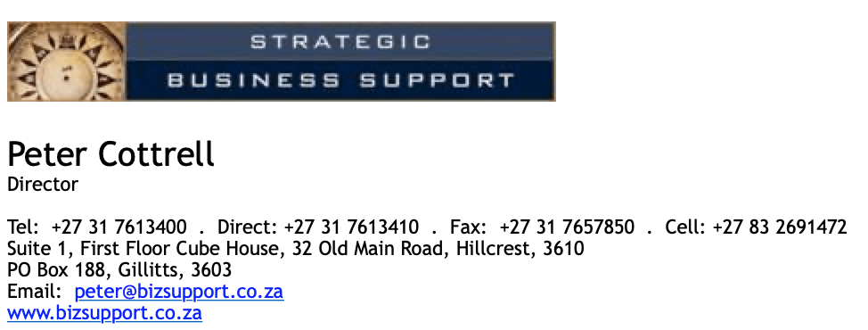 STRATEGIC BUSINESS SUPPORT